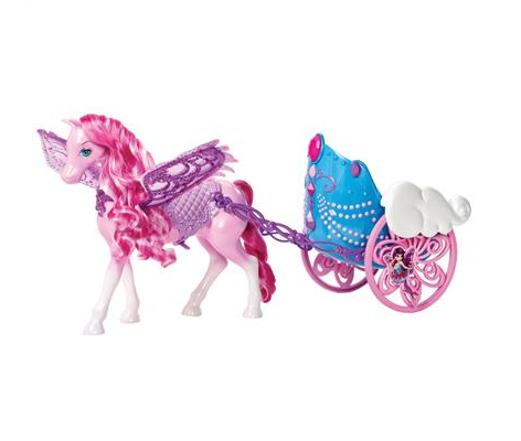 barbie butterfly- princesa fairy carruagem